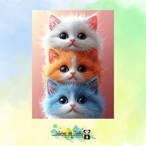 Planche à découper - Tableau de chats