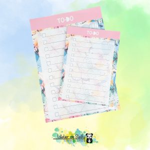 Bloc-notes - To do papillons