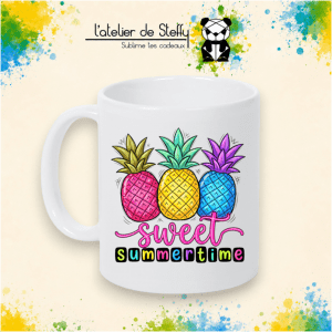 Mug - Ananas colorés