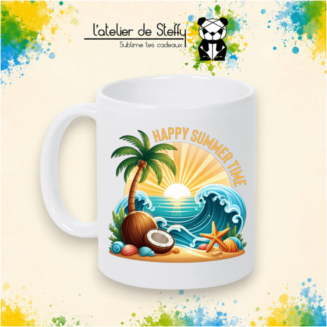 Mug - Sur la plage