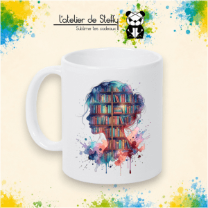 Mug - Des livres plein la tête