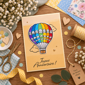 Carte Joyeux anniversaire - Ref. 1327