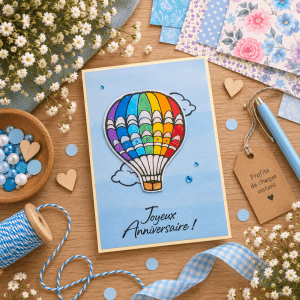 Carte Joyeux anniversaire - Ref. 1328