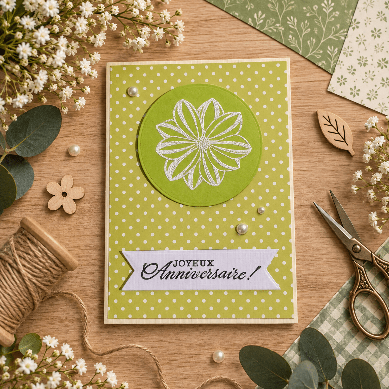 Carte Joyeux anniversaire - Ref. 1333
