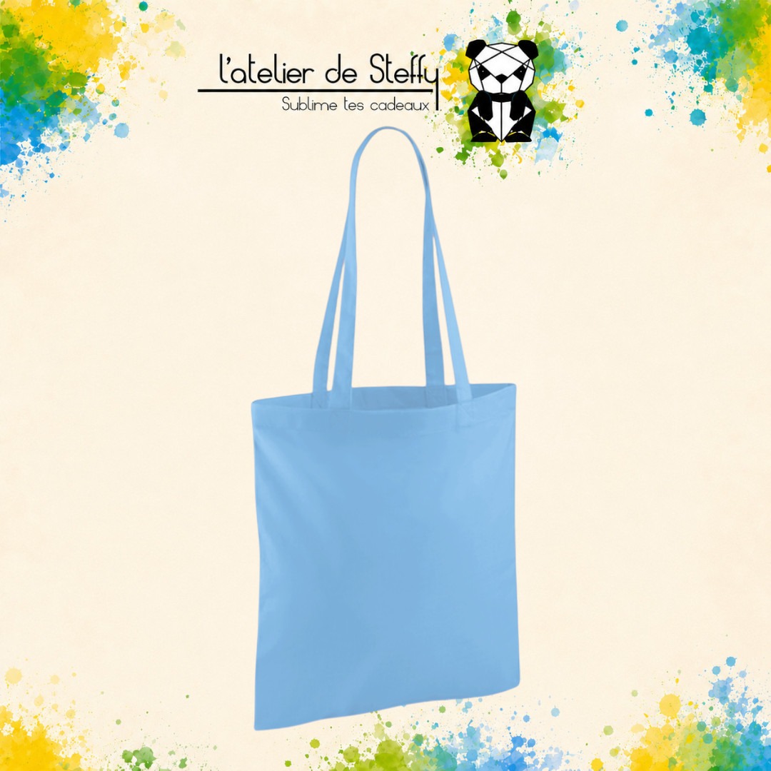 Tote bag Bleu ciel