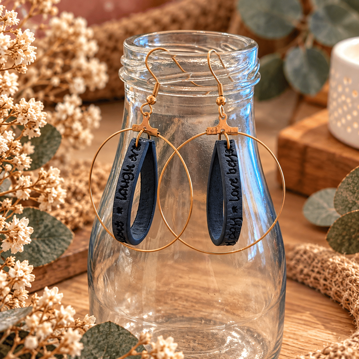 Boucles d'oreilles Cenza - Mots doux