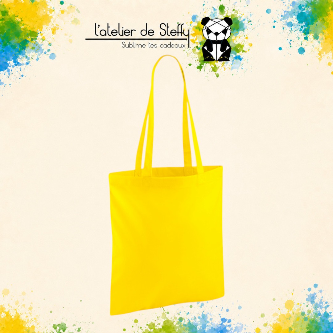 Tote bag Jaune