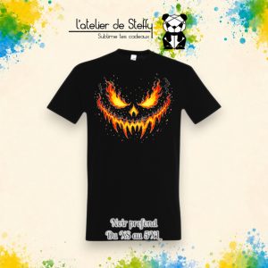 Tee-shirt Zhom noir - Halloween