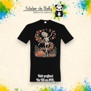 Tee-shirt Zhom noir - Danse d'automne