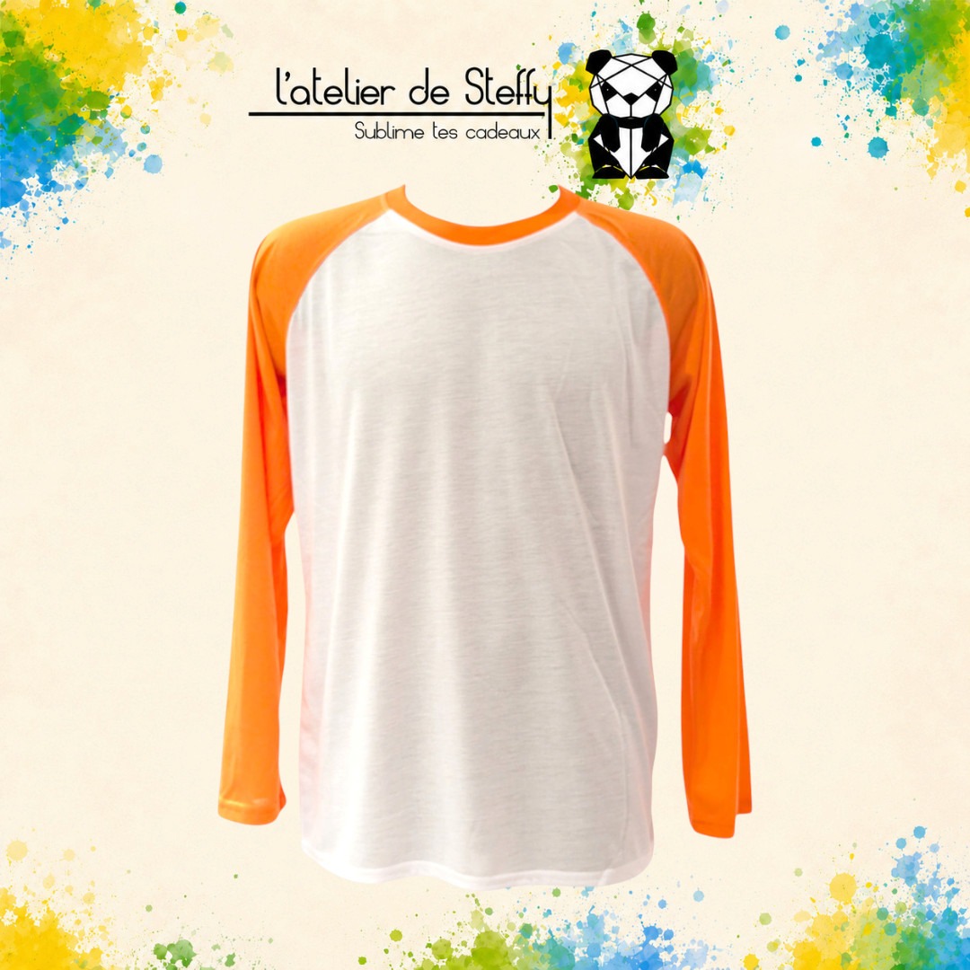 Tee-shirt manches longues Adam personnalisé - Bicolore – Image 7