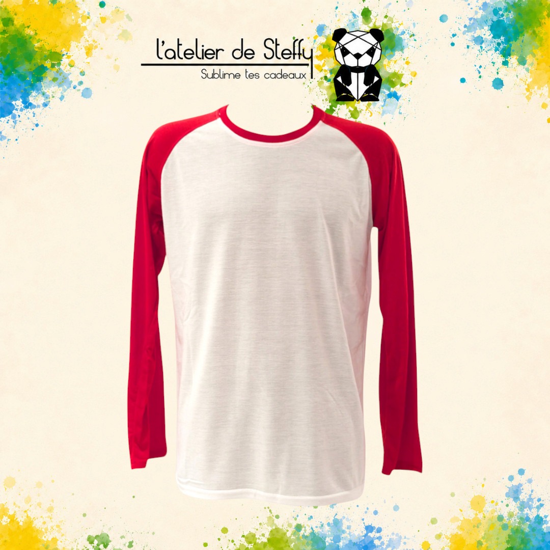 Tee-shirt manches longues Adam personnalisé - Bicolore – Image 8