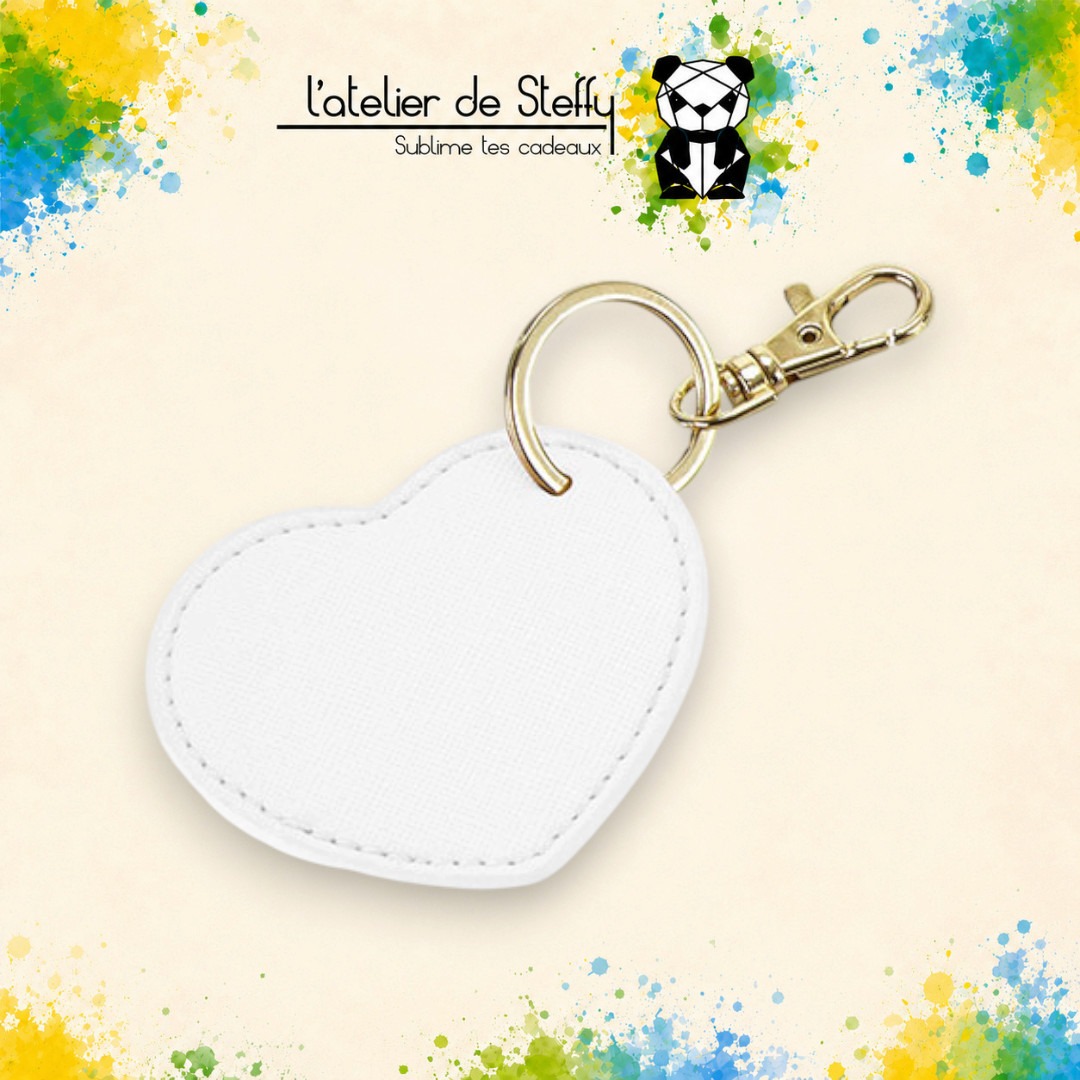 Porte-clés simili coeur personnalisable sur demande – Image 2