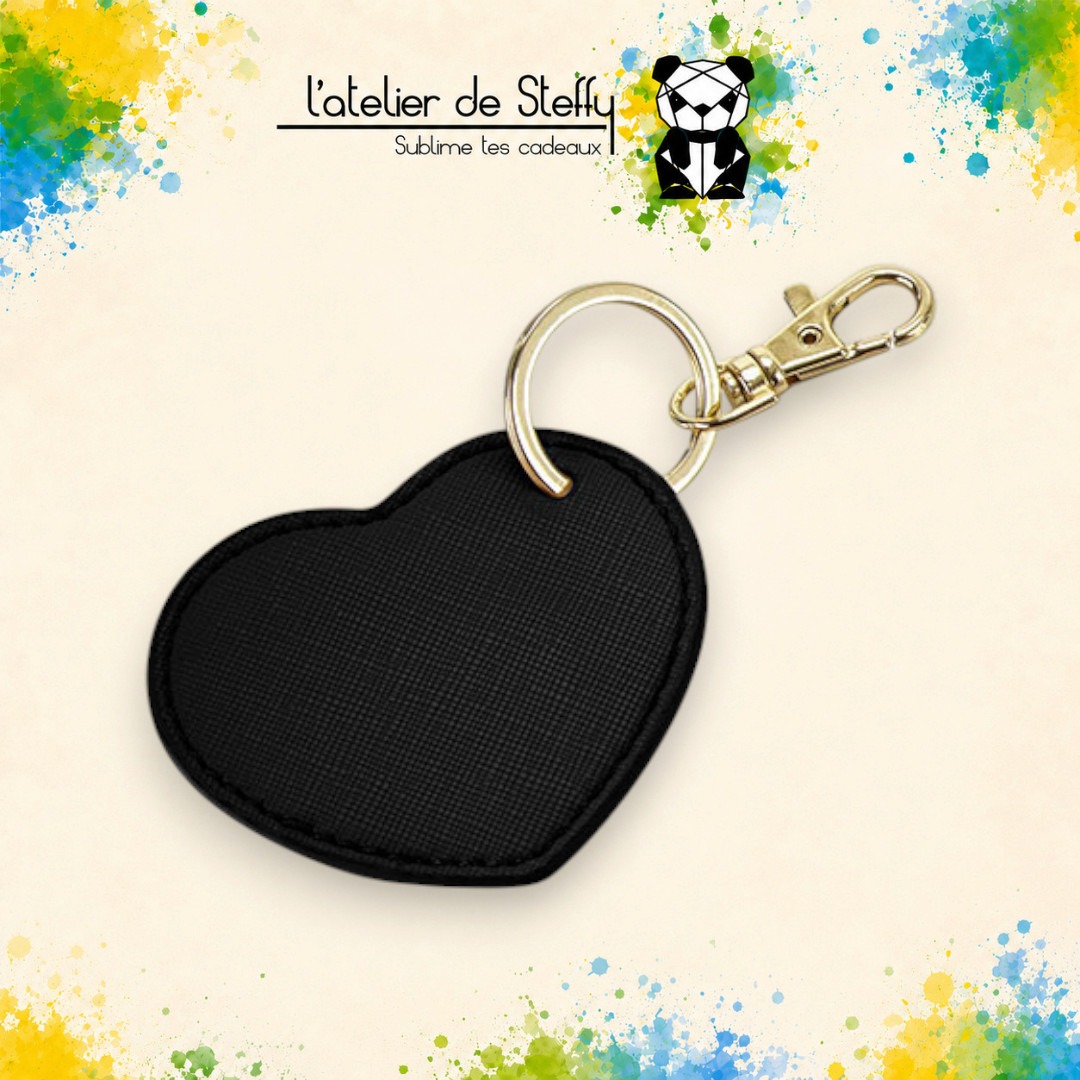 Porte-clés simili coeur personnalisable sur demande – Image 4