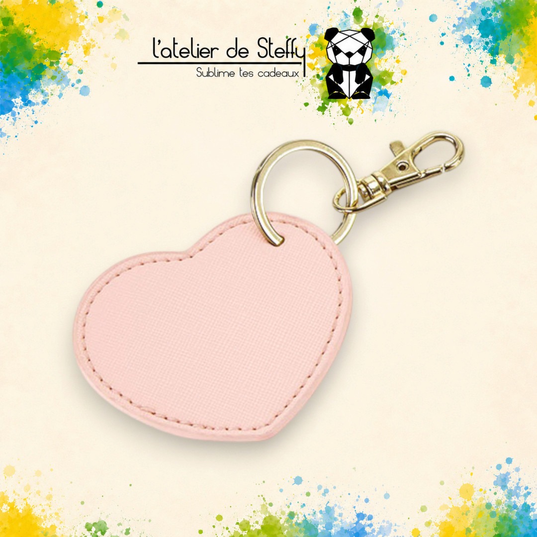 Porte-clés simili coeur personnalisable sur demande – Image 5